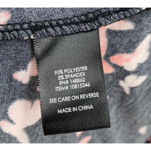 Torrid Size 2X Dress Black Butterfly Print V-Neck Flutter Fit Flare Above Knee - Picture 8 of 9